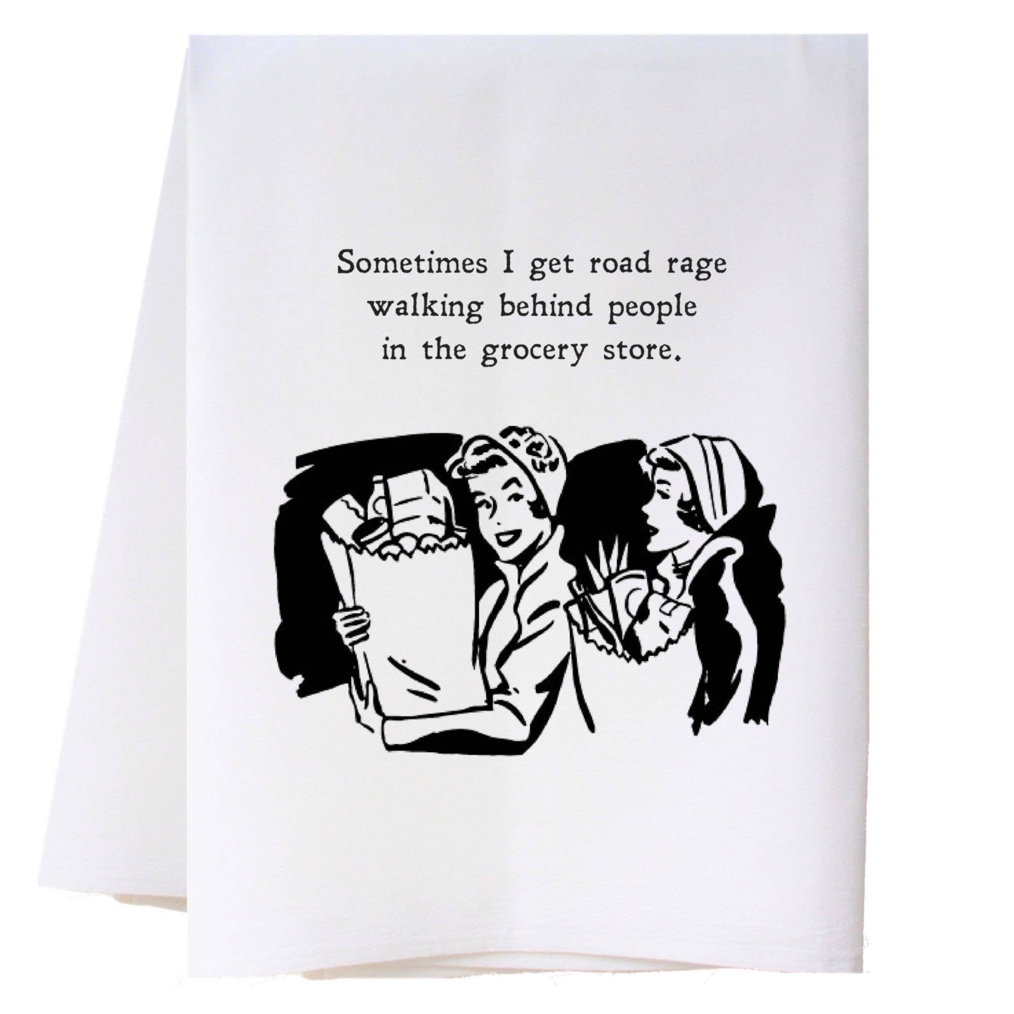 Road Rage Kitchen Towel