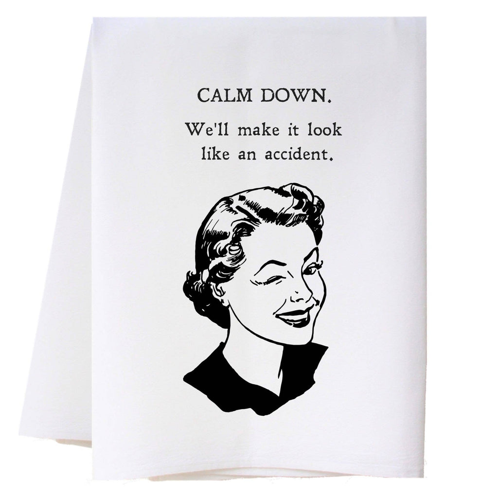 Calm Down Kitchen Towel