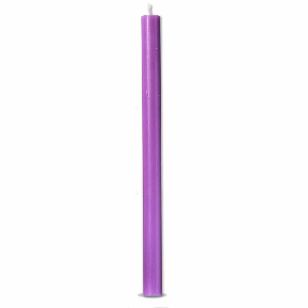 Color Studio 10" Straight Candle Lilac Paraffin Everyday