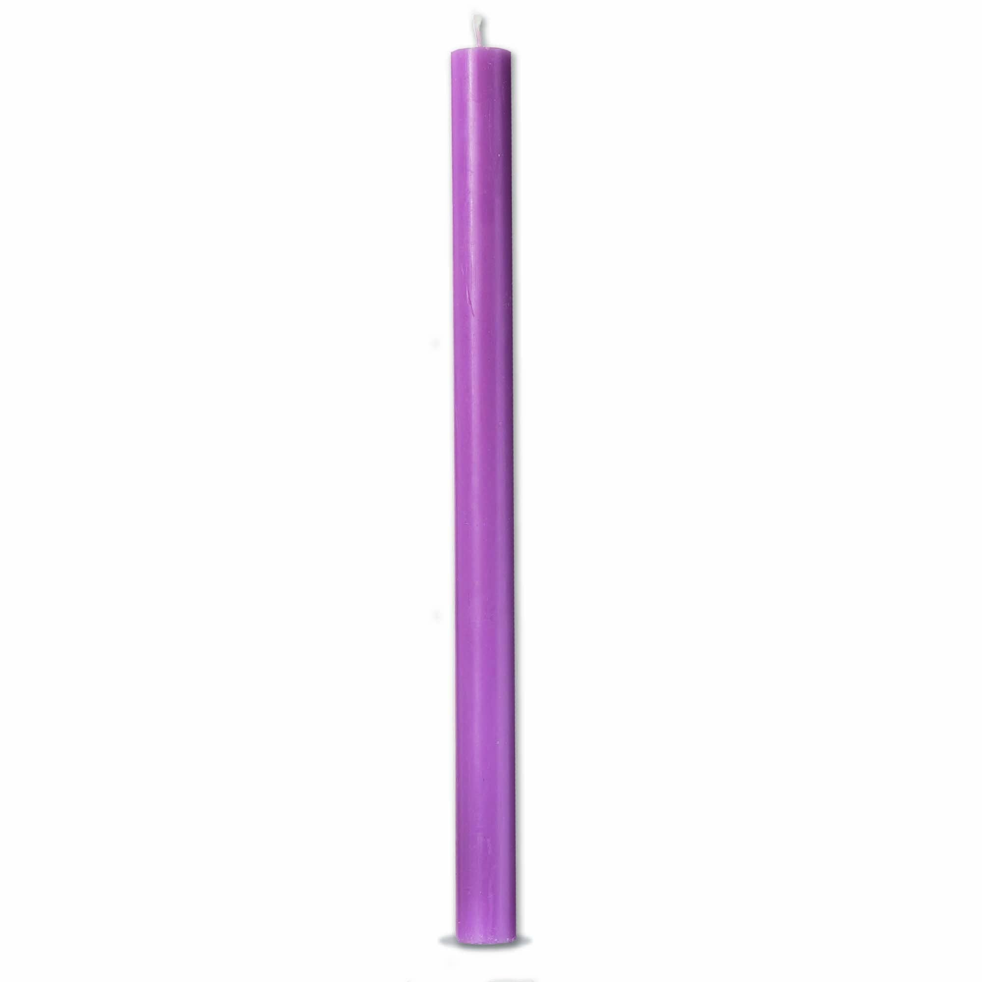Color Studio 10" Straight Candle Lilac Paraffin Everyday