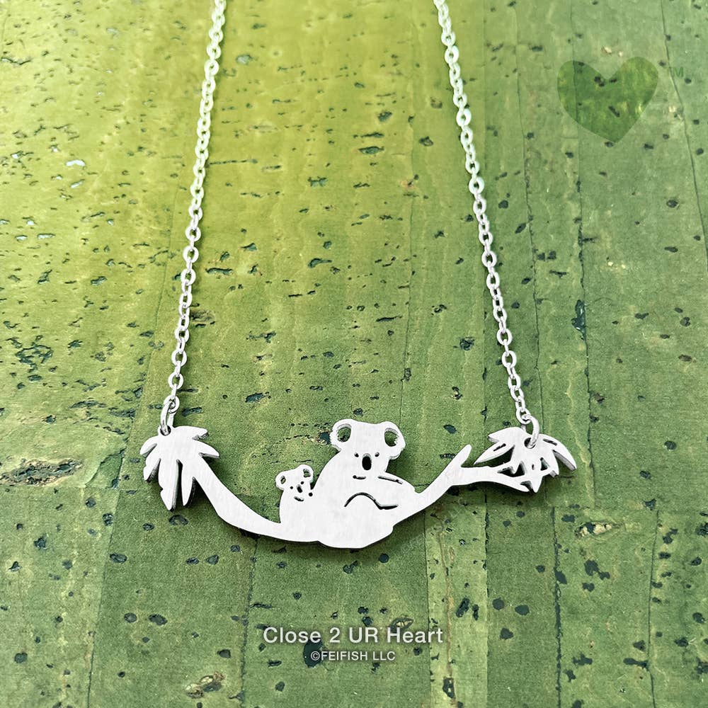 Koalas Stainless Steel Necklace