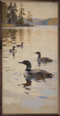 Lake Loons At Daybreak
