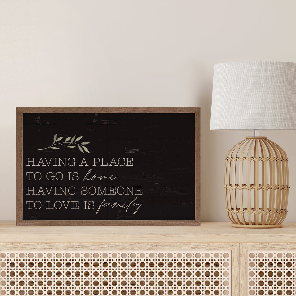 Having A Place Greenery Black