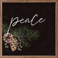 Pinecone Peace Branch Black
