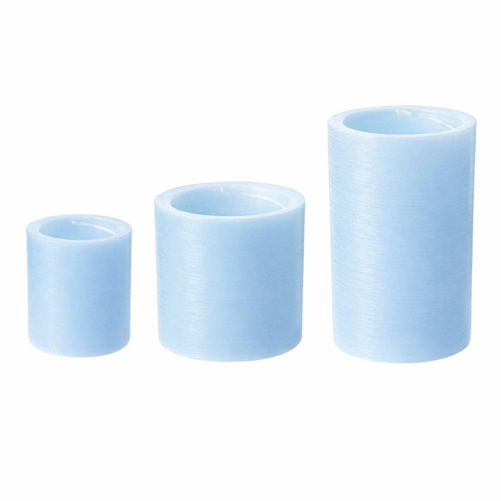 Spiral Candle Blue Morning
