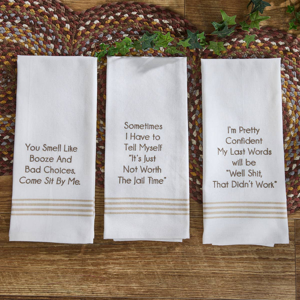 That Didn't Work Sentiment Dishtowel