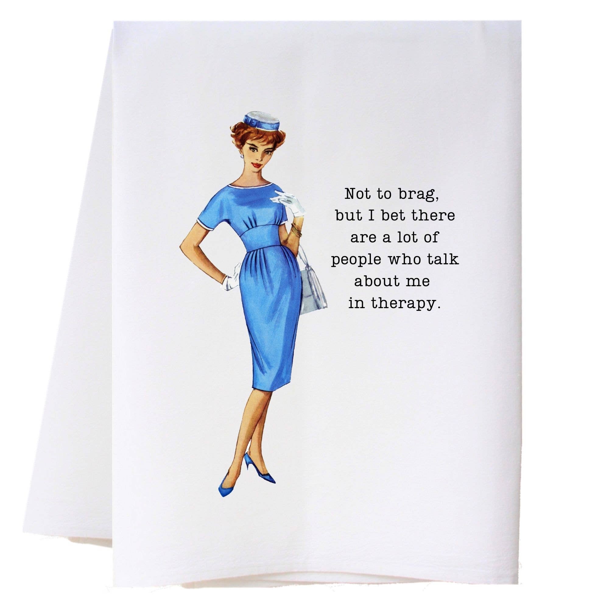 Not To Brag Kitchen Towel
