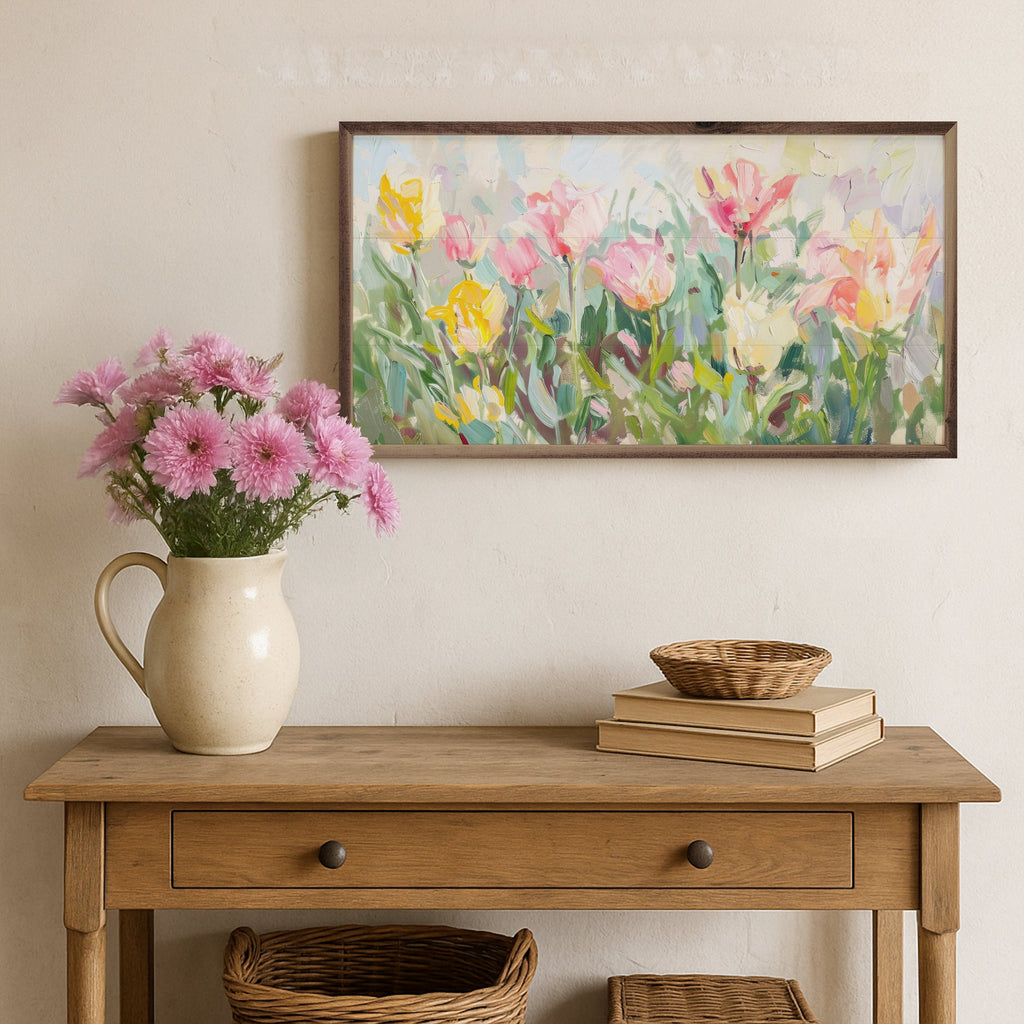 Pastel Spring Tulips By Design Studio