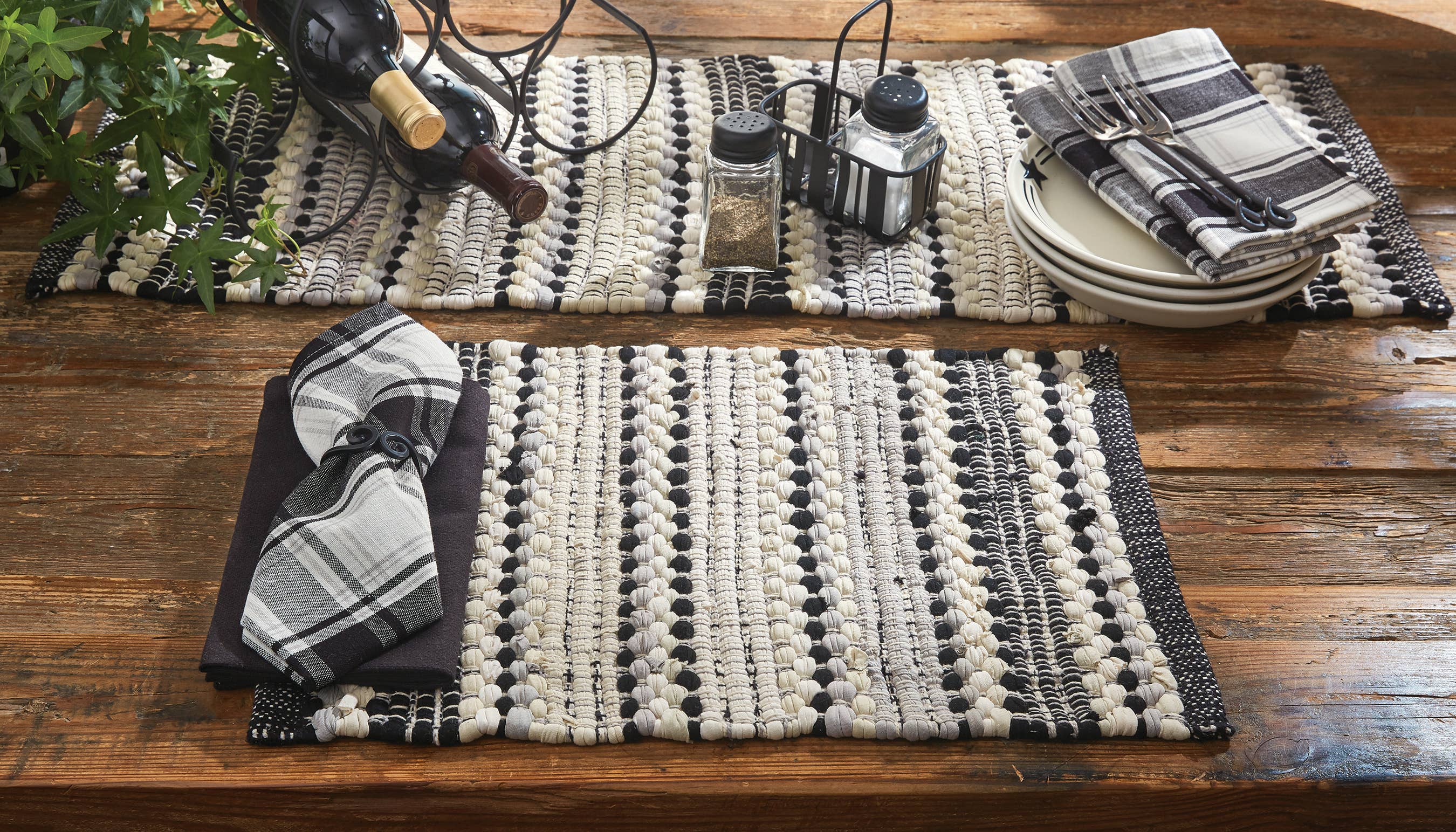 Crossroads Chindi Table Runner - 54"L