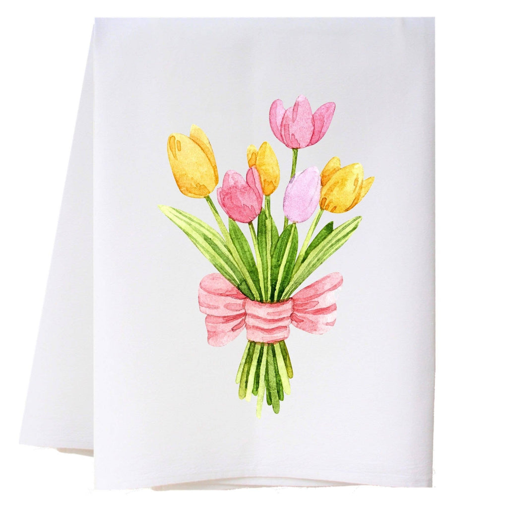 Tulip Bouquet Kitchen Towel