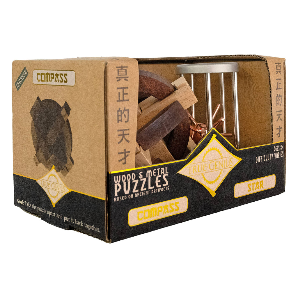Compass and Star Brainteaser Puzzle