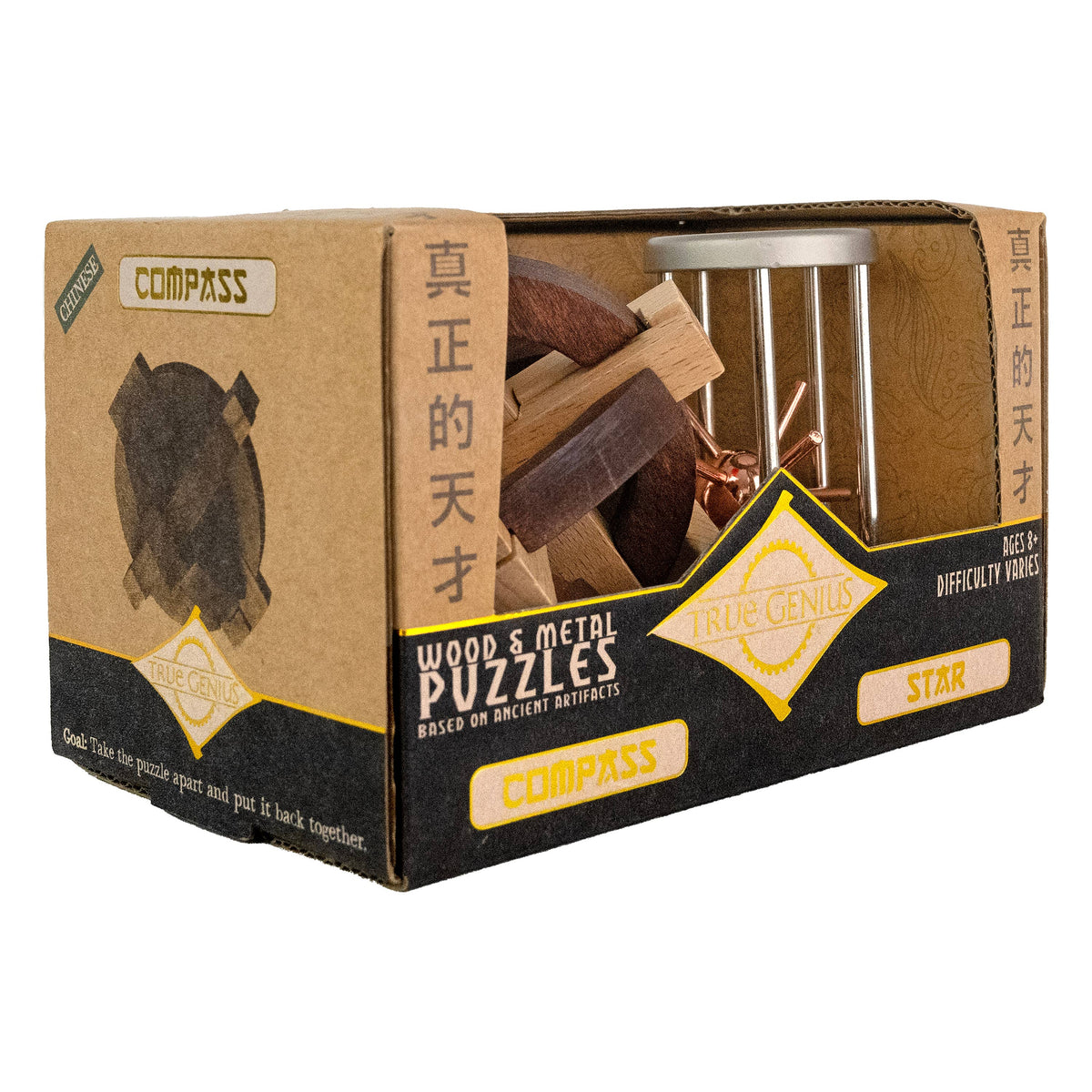 Compass and Star Brainteaser Puzzle