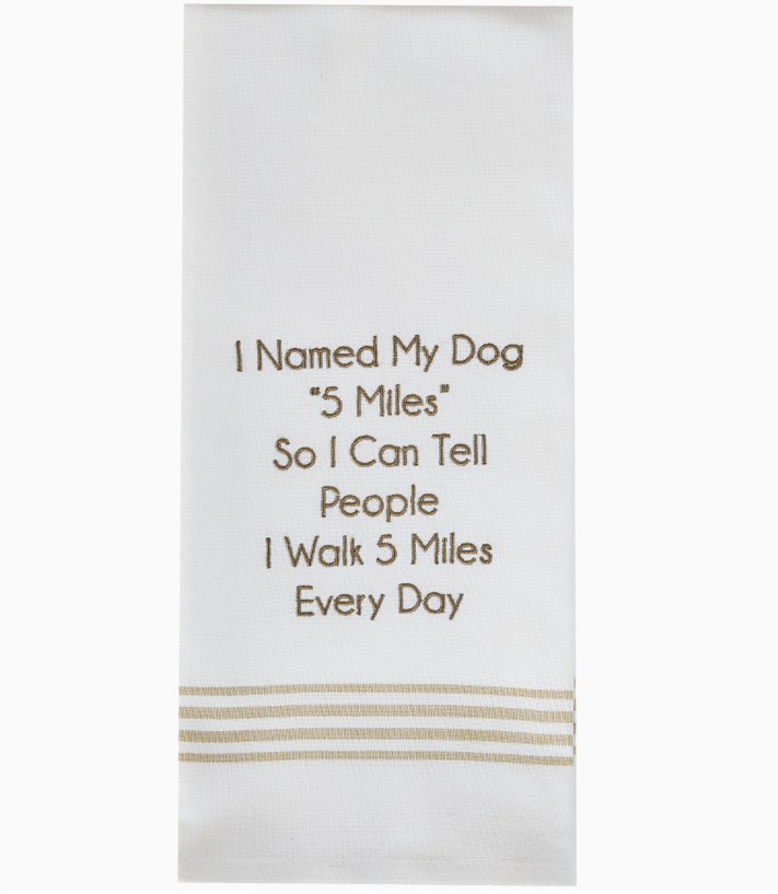5 Miles Dishtowel