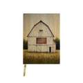White Summer Flag Barn Journal