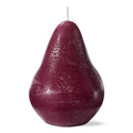 Pear Candle Eggplant Paraffin Wax