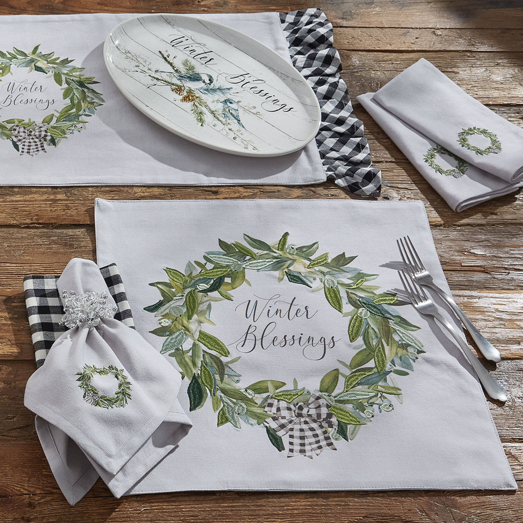 Winter Blessings  Napkin