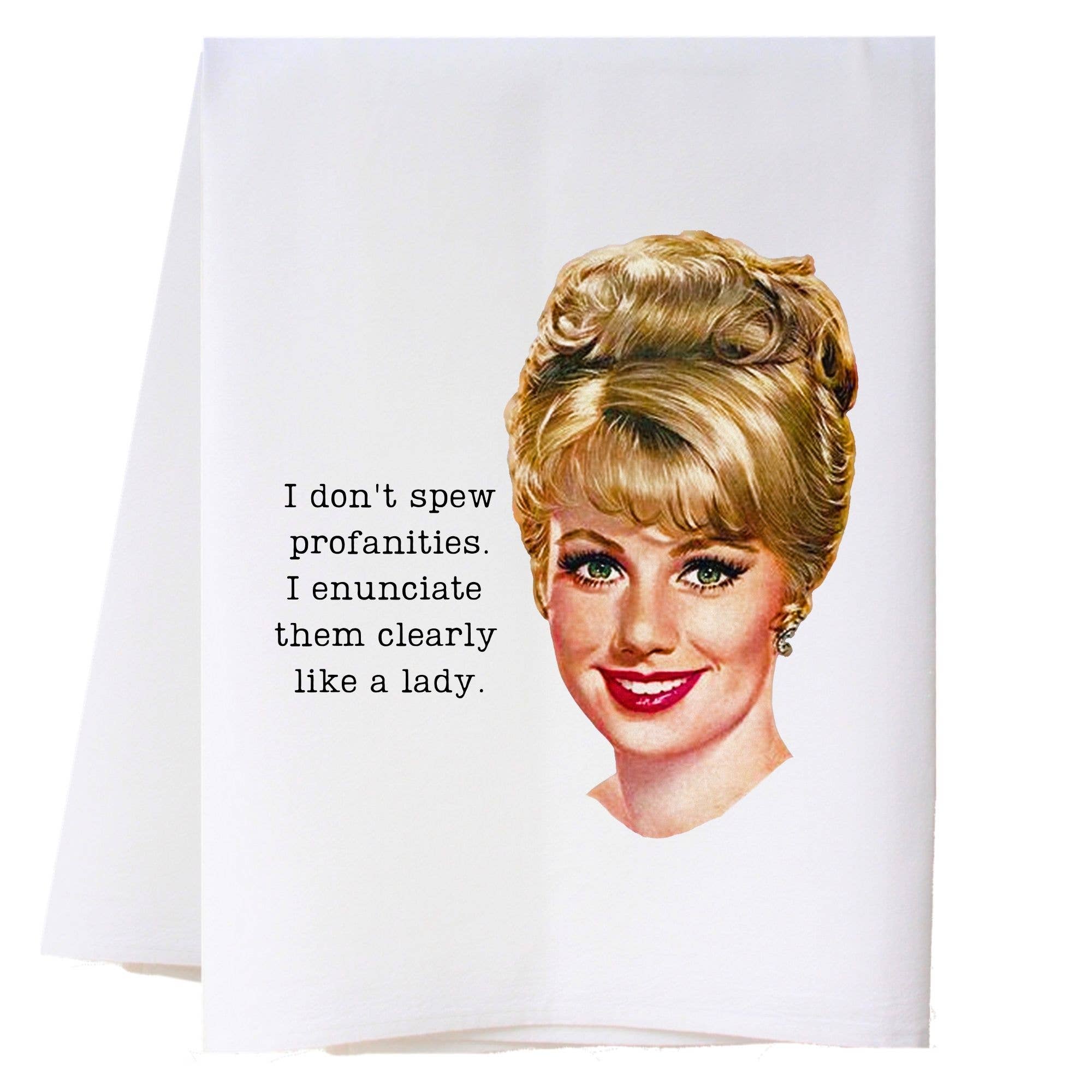 Like A Lady Kitchen Towel