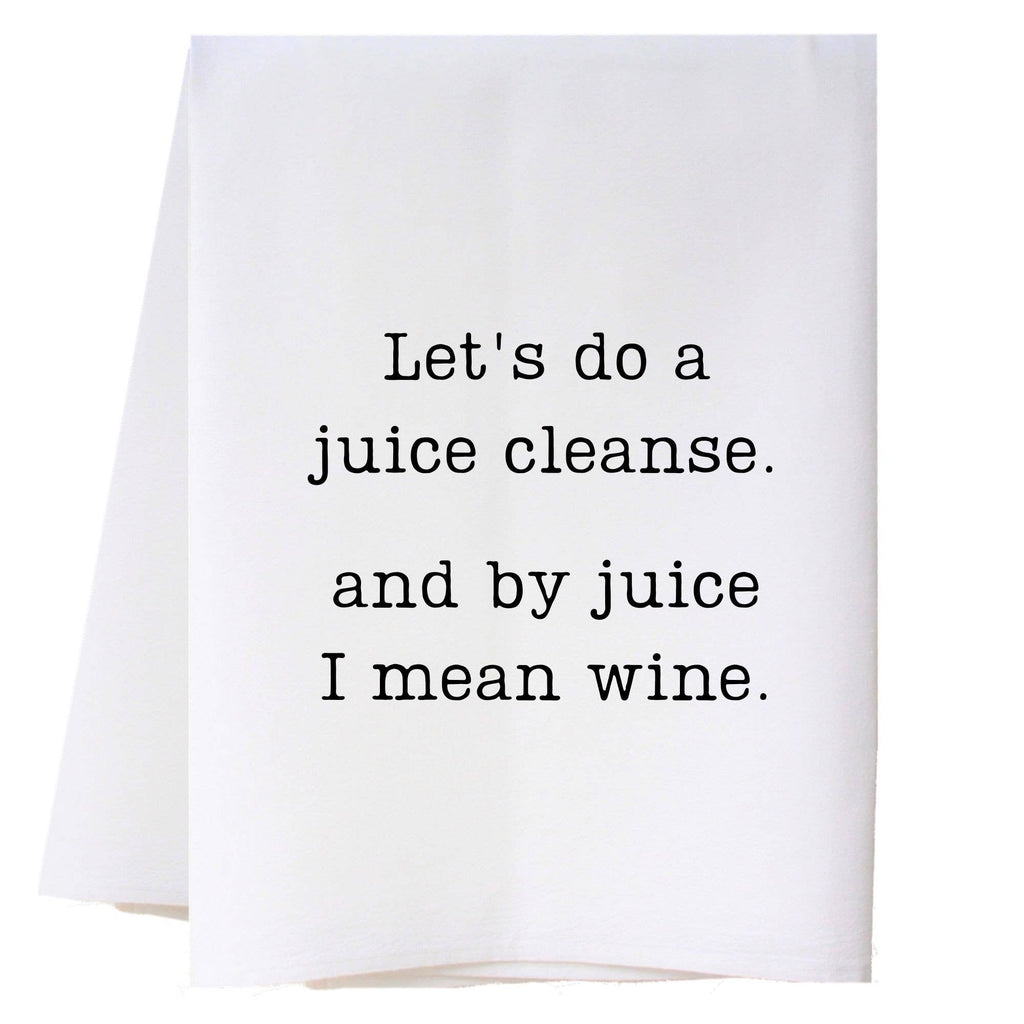 Juice Cleanse Kitchen Towel