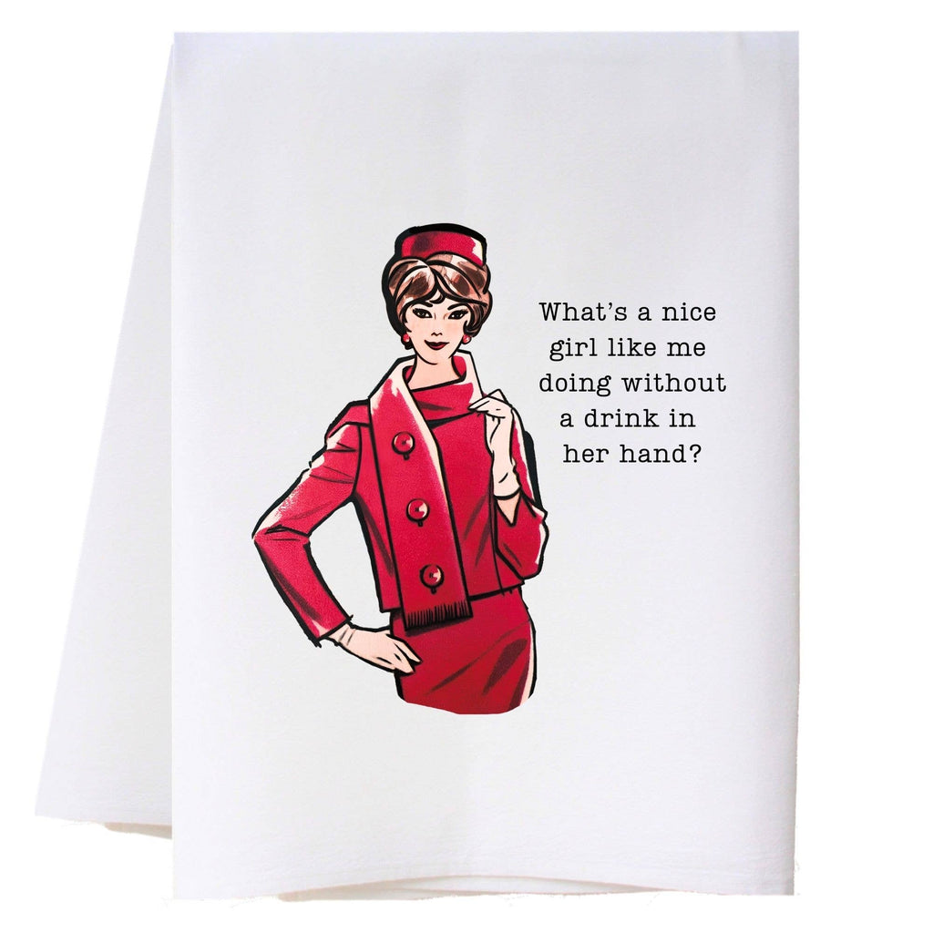 Nice Girl Kitchen Towel
