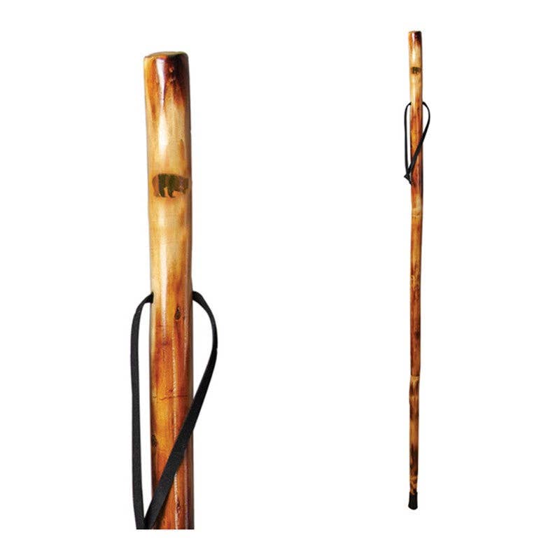 Take A Hike Compass Walking Stick W/ Compass & Pouch - Bear Silhouette