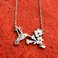 Hummingbird and Flowers Scenic Necklace by Close 2 UR Heart