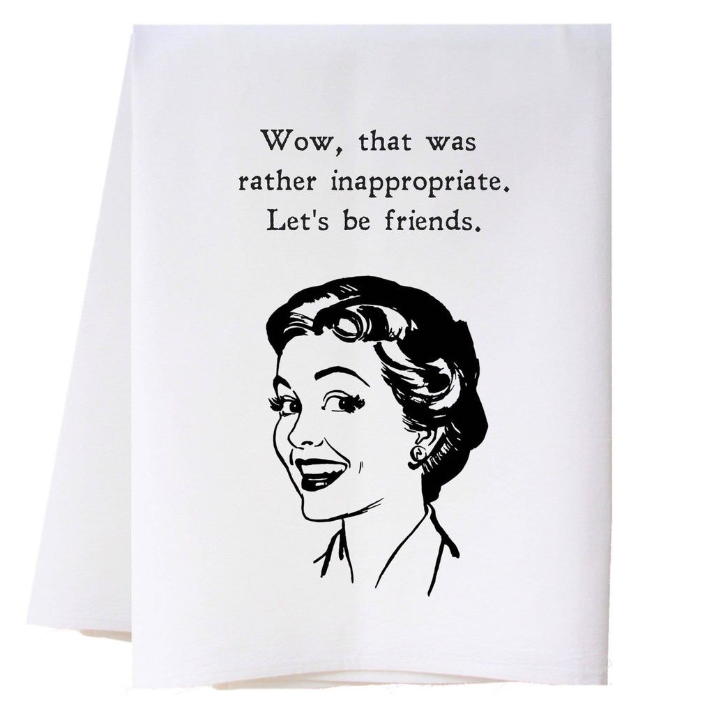 Let's Be Friends Kitchen Towel