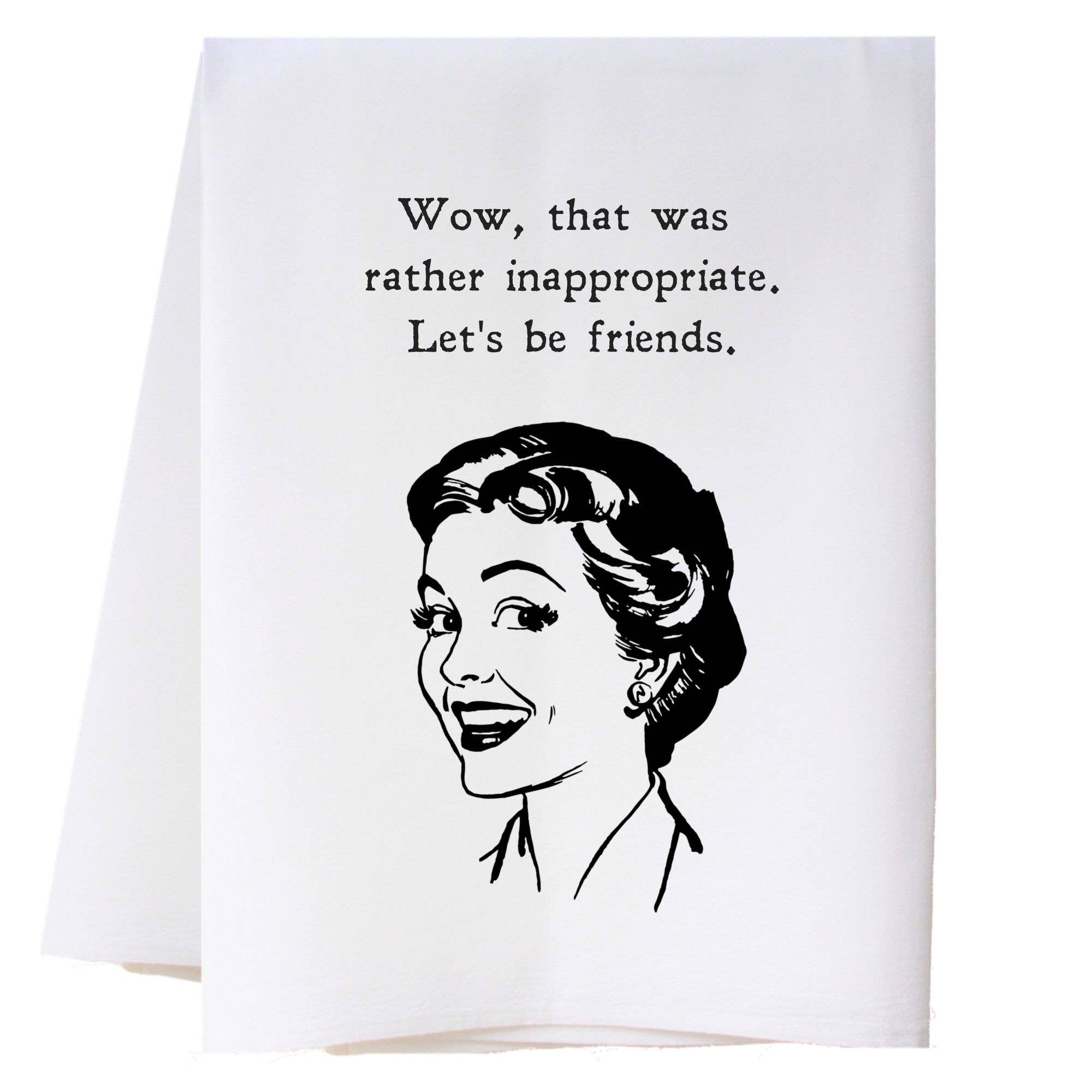 Let's Be Friends Kitchen Towel