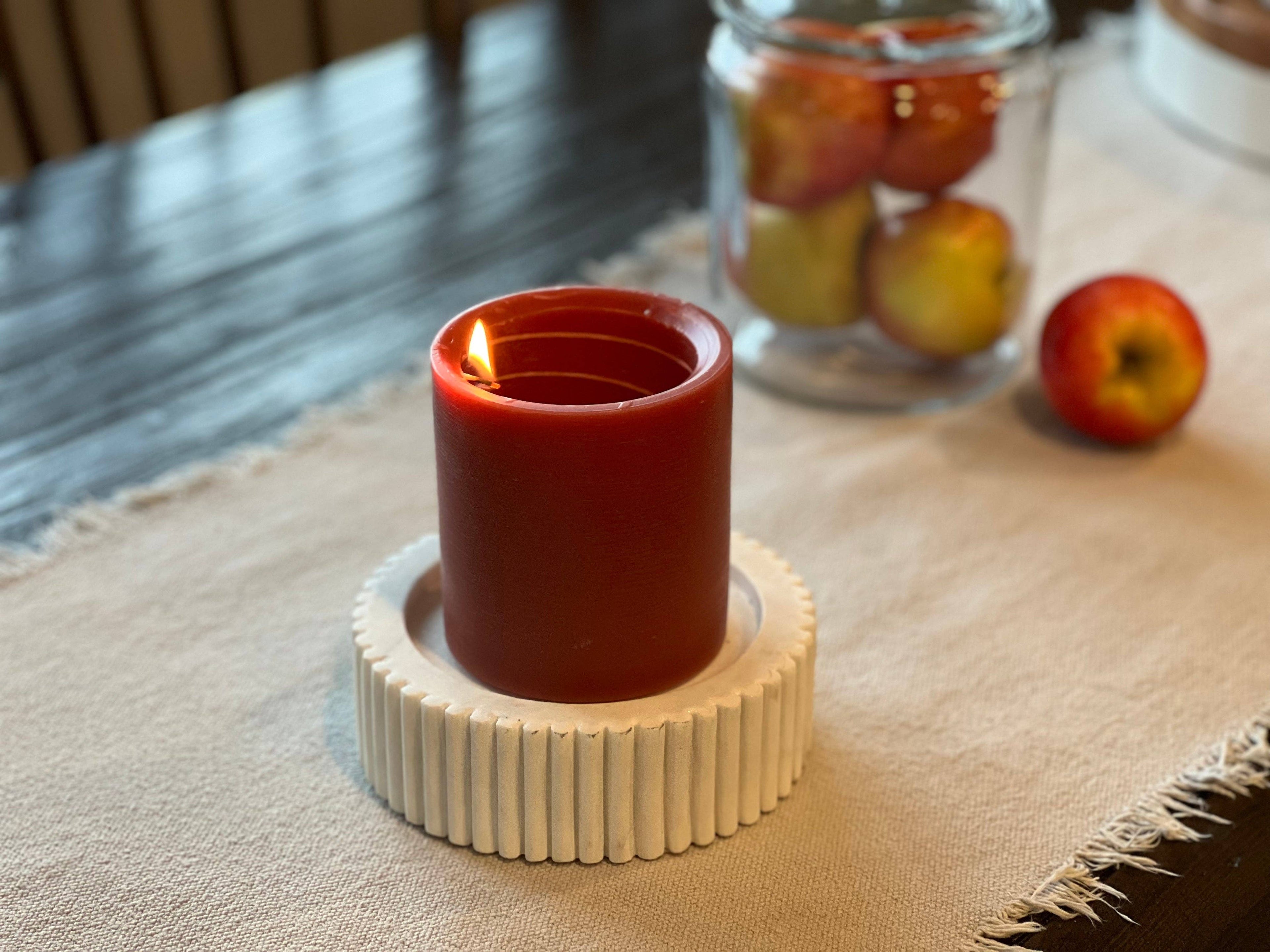 Mulled Cider Spiral Candle