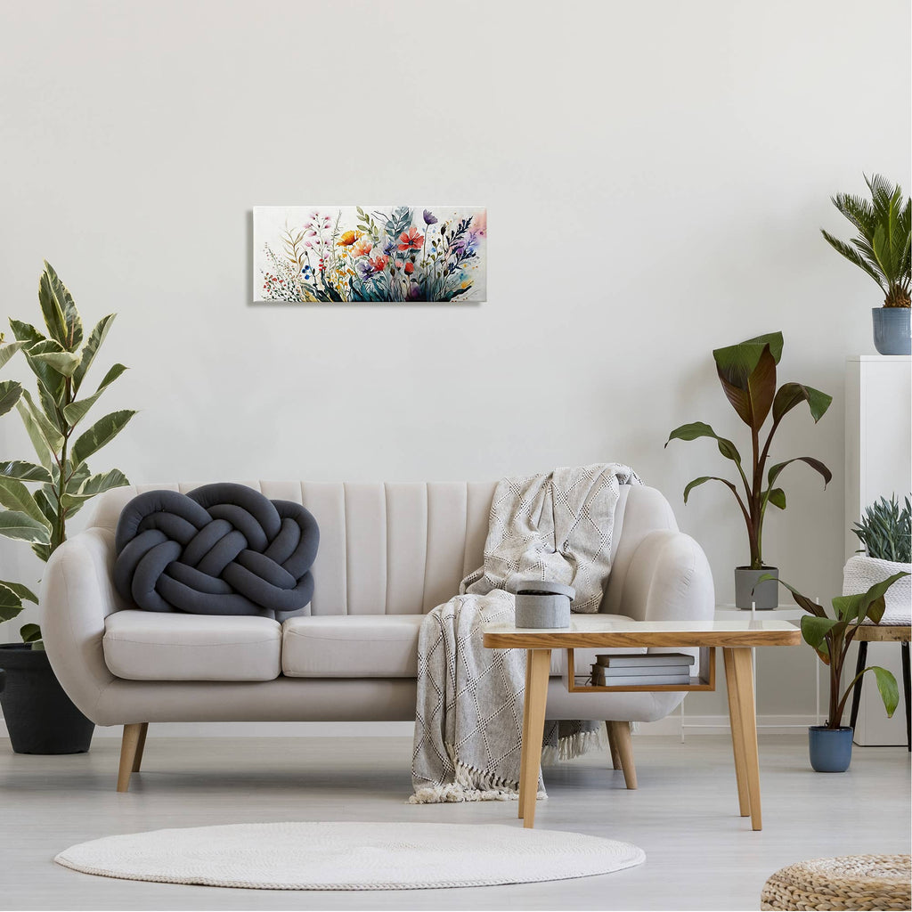 Bold Floral Hues Blooming Nature Canvas Art
