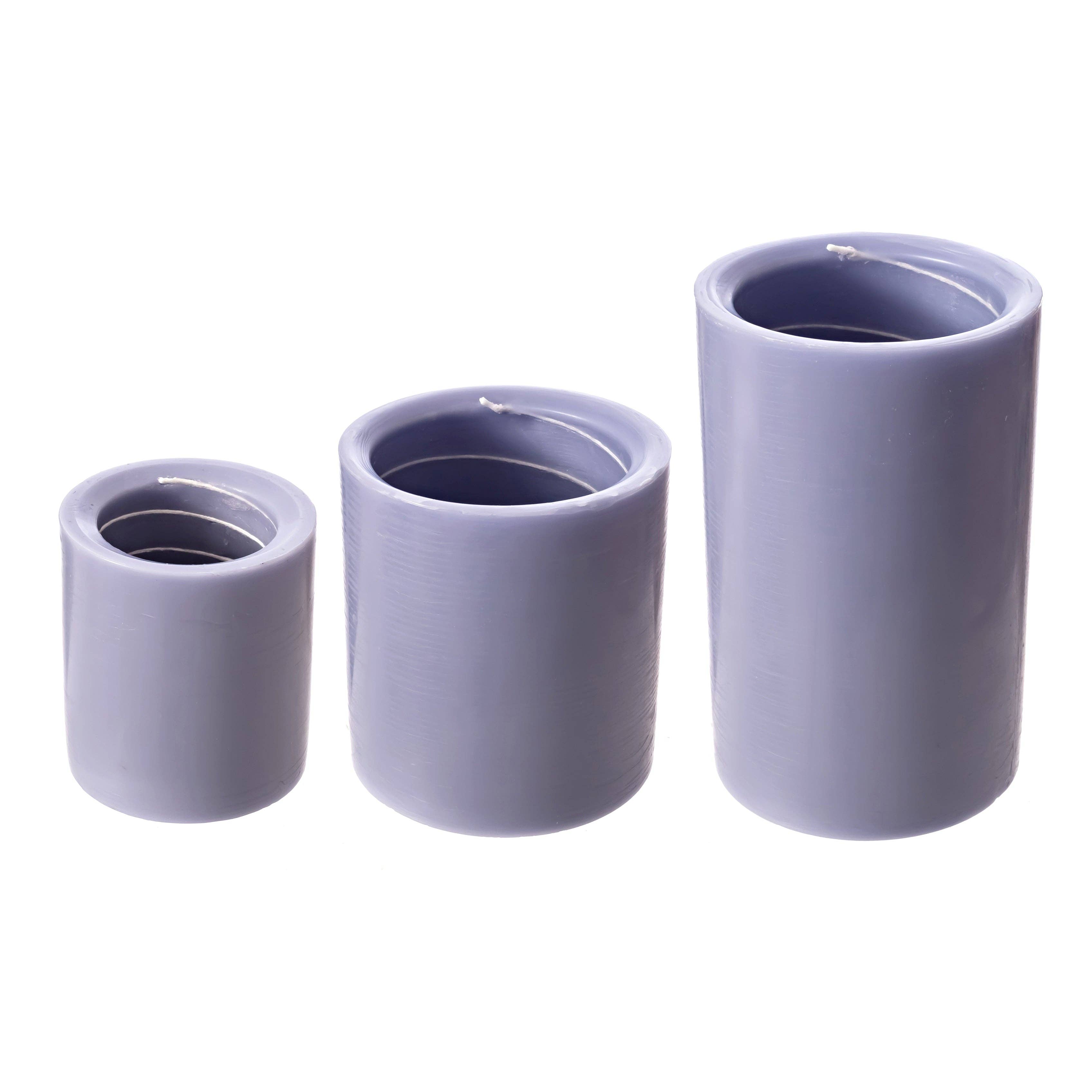 Spiral Candle European Lilac