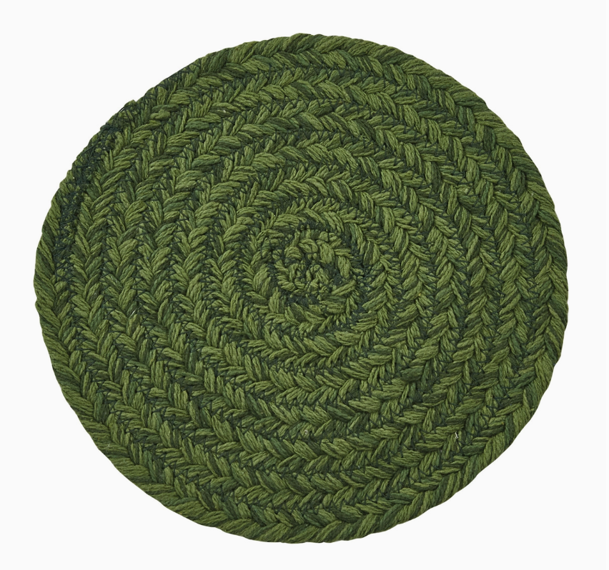 Spice Bin Braided Trivet - Basil