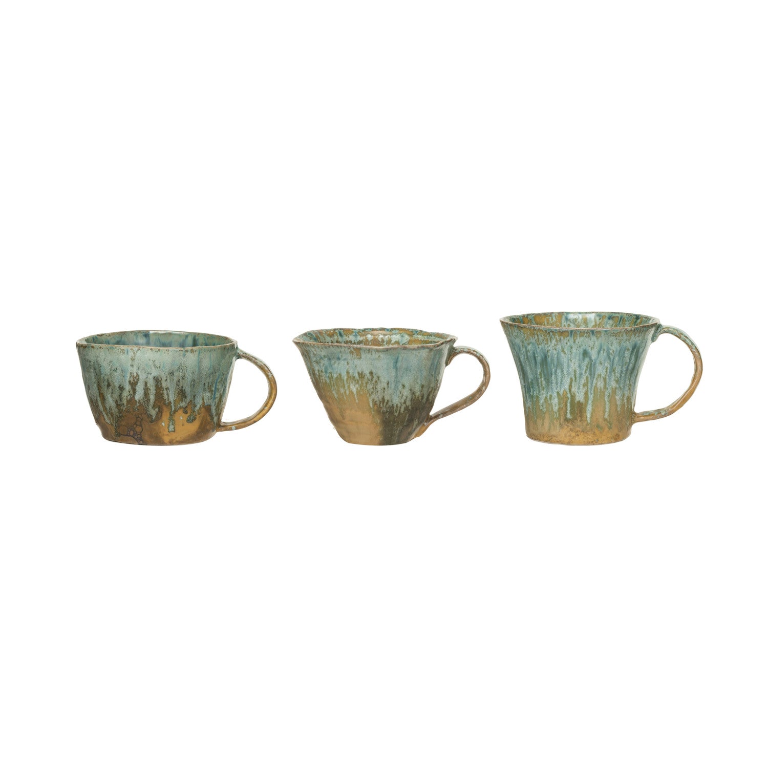 Reactive Crackle Glaze Ceramic Coffe Mug