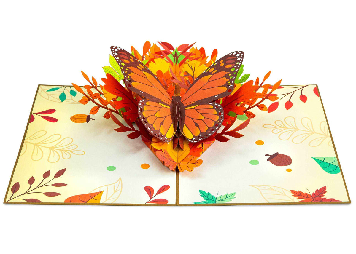 Fall Butterfly Pop Up Card