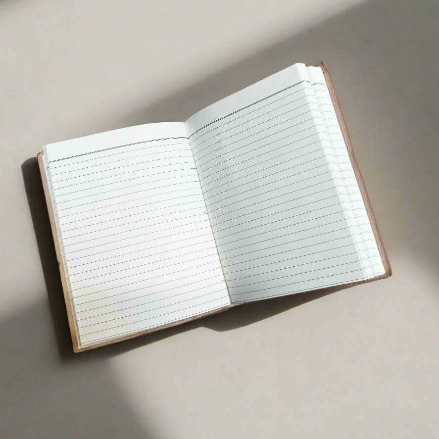 "Yesterday is Heavy, Put It Down" Leather Journal - Mindful Living & Healing