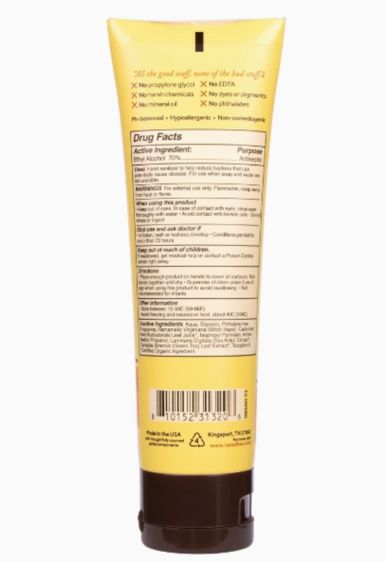 Orange Blossom Honey Hand Sanitizer