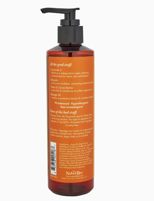 Naked Bee Serious Hand Repair Cream - Orange Blossom Honey - Squeeze bottle