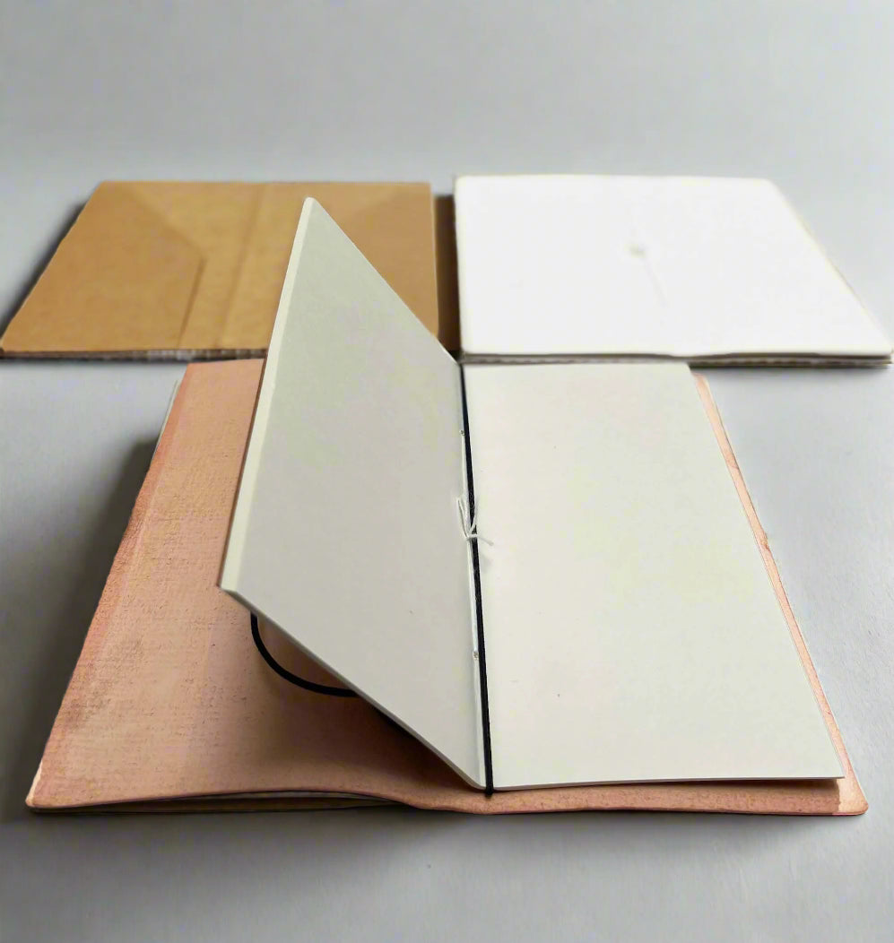 Quote Traveler's Notebook | Handmade Leather Journal with Debossed Quotes