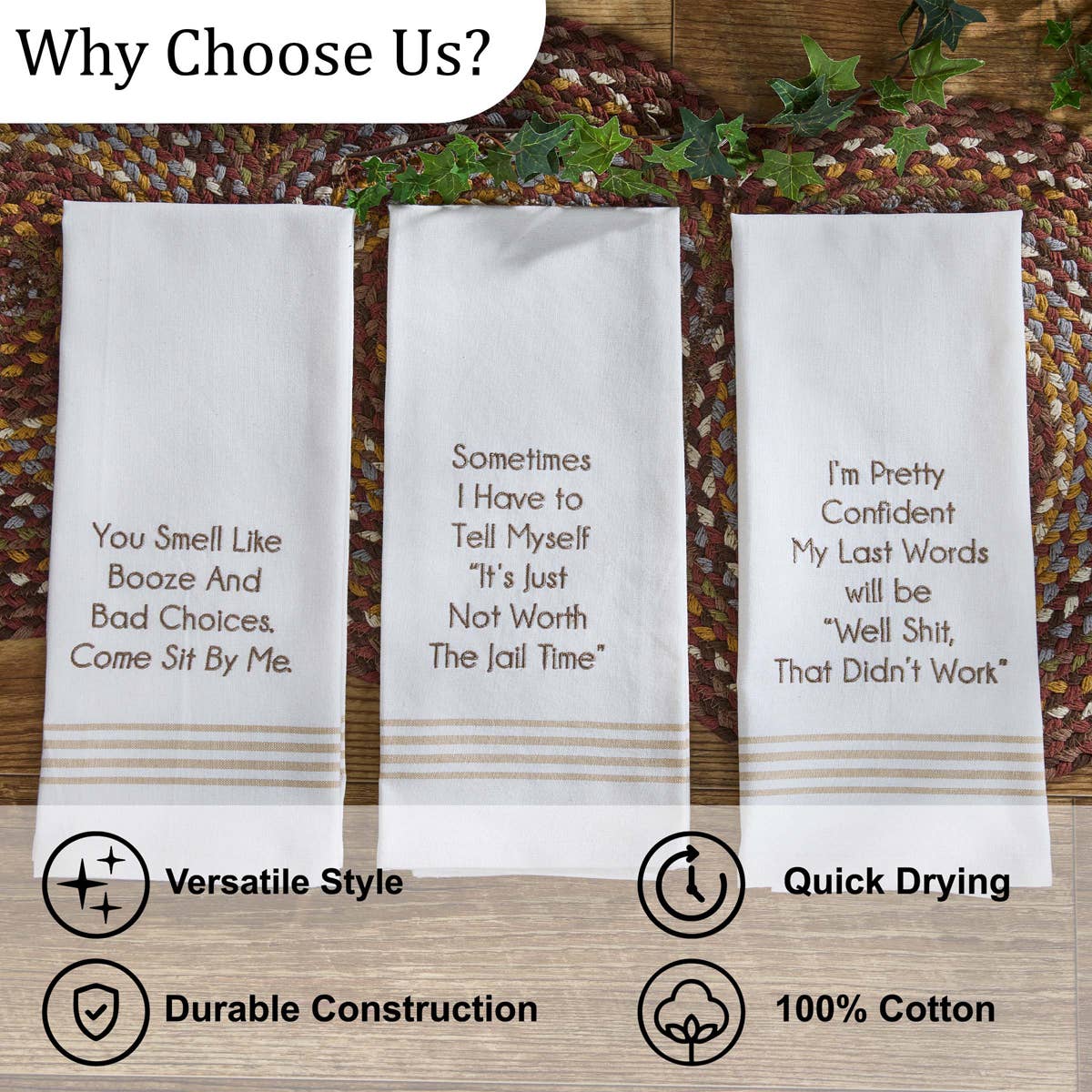 That Didn't Work Sentiment Dishtowel