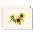 3 Sunflowers Notecard Set