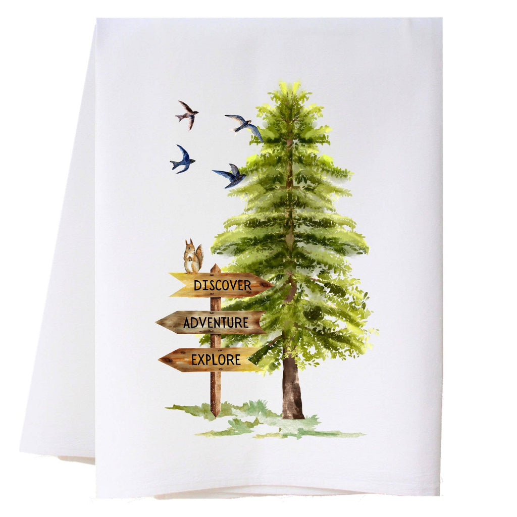 Discover Adventure Explore Kitchen Towel