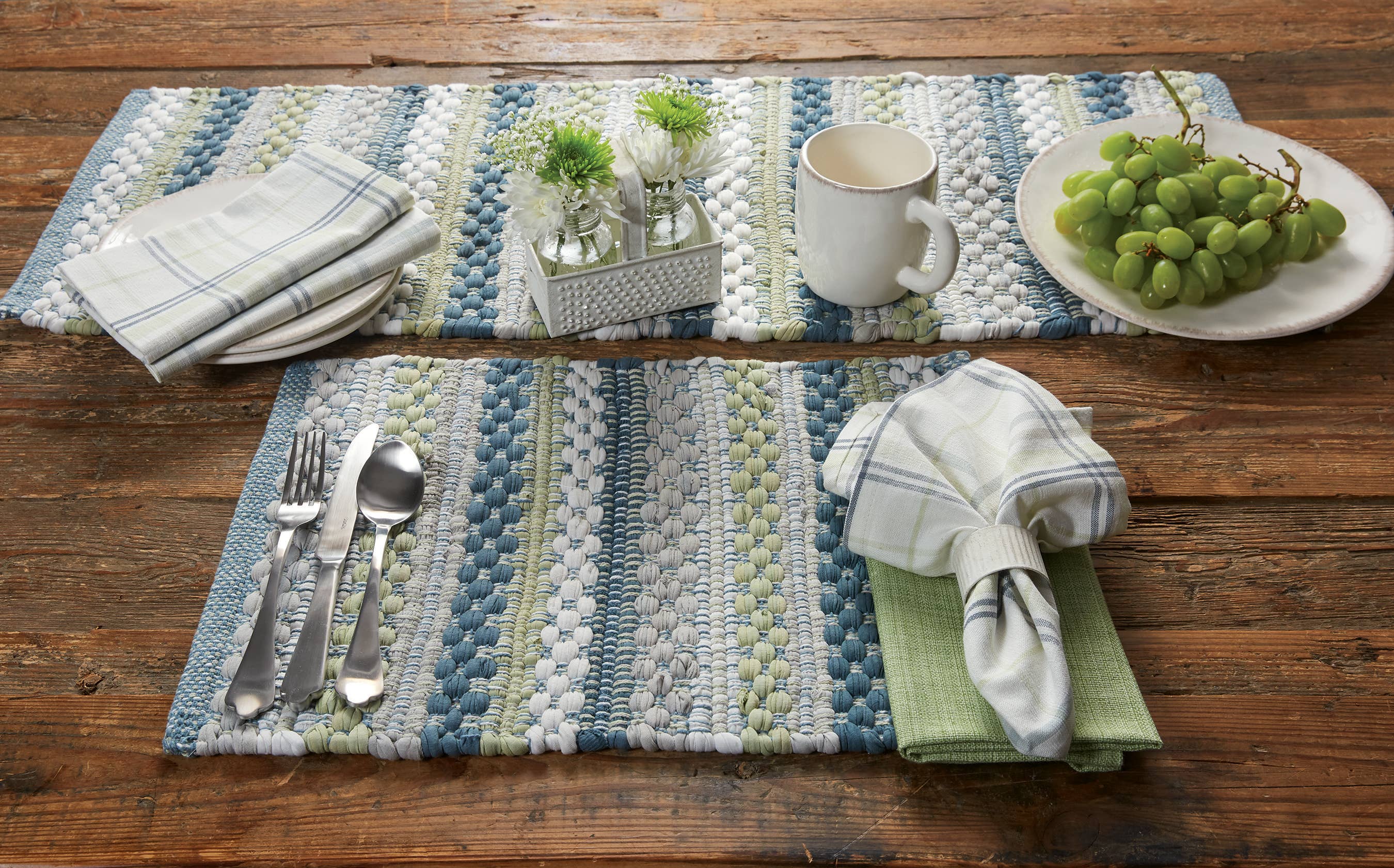 Dew Drop Chindi Placemat