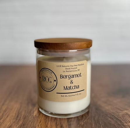 Burnsville Candle - Bergamot Matcha