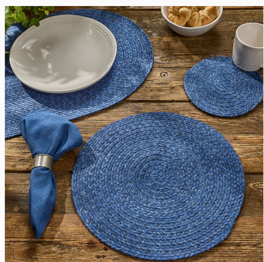 Spice Bin Braided Trivet - Blue Spice
