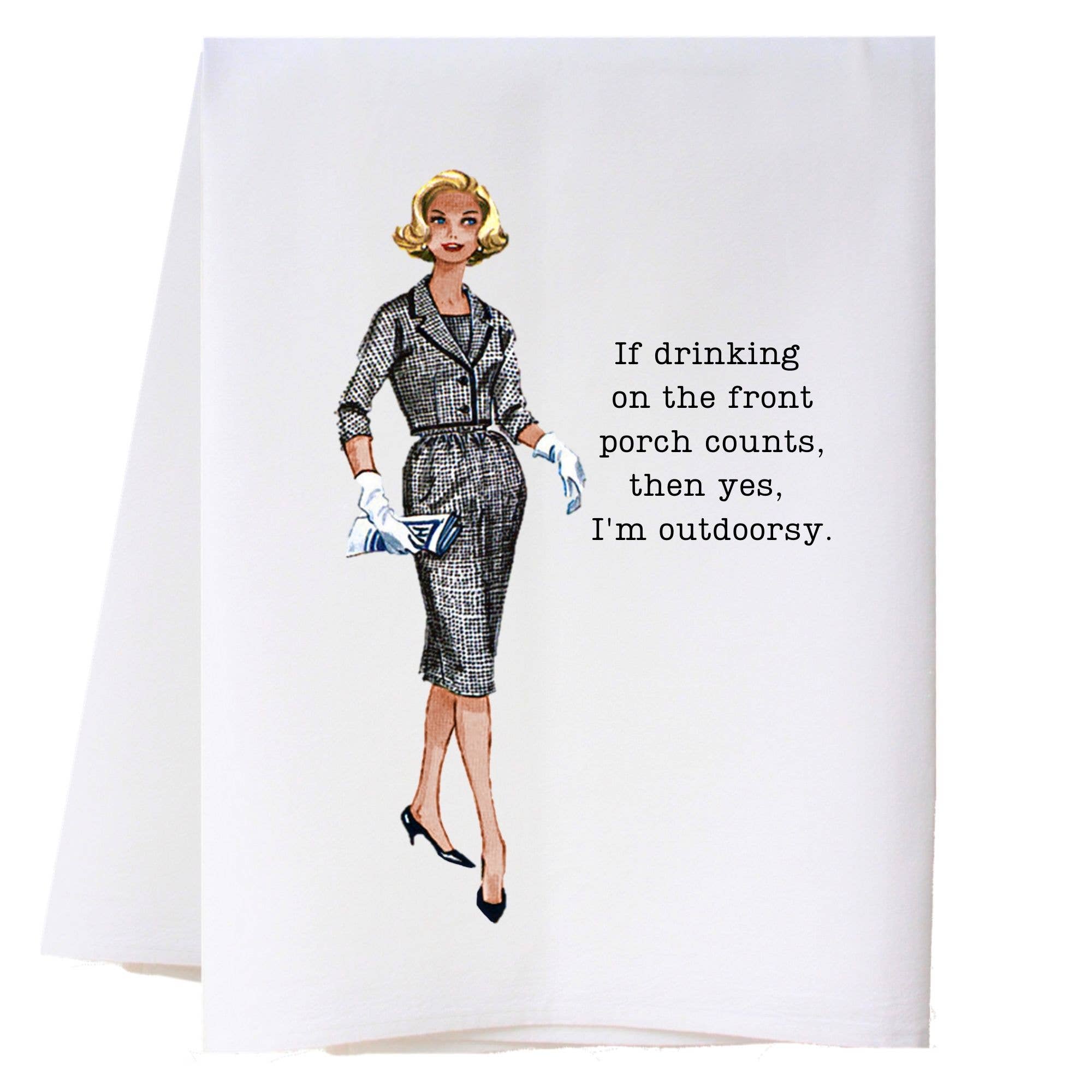 Outdoorsy Kitchen Towel