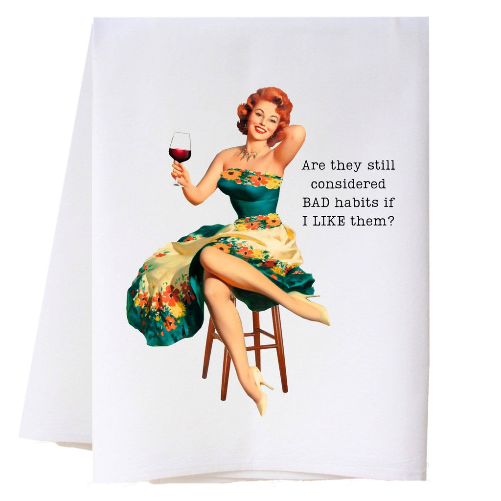 Bad Habits Kitchen Towel