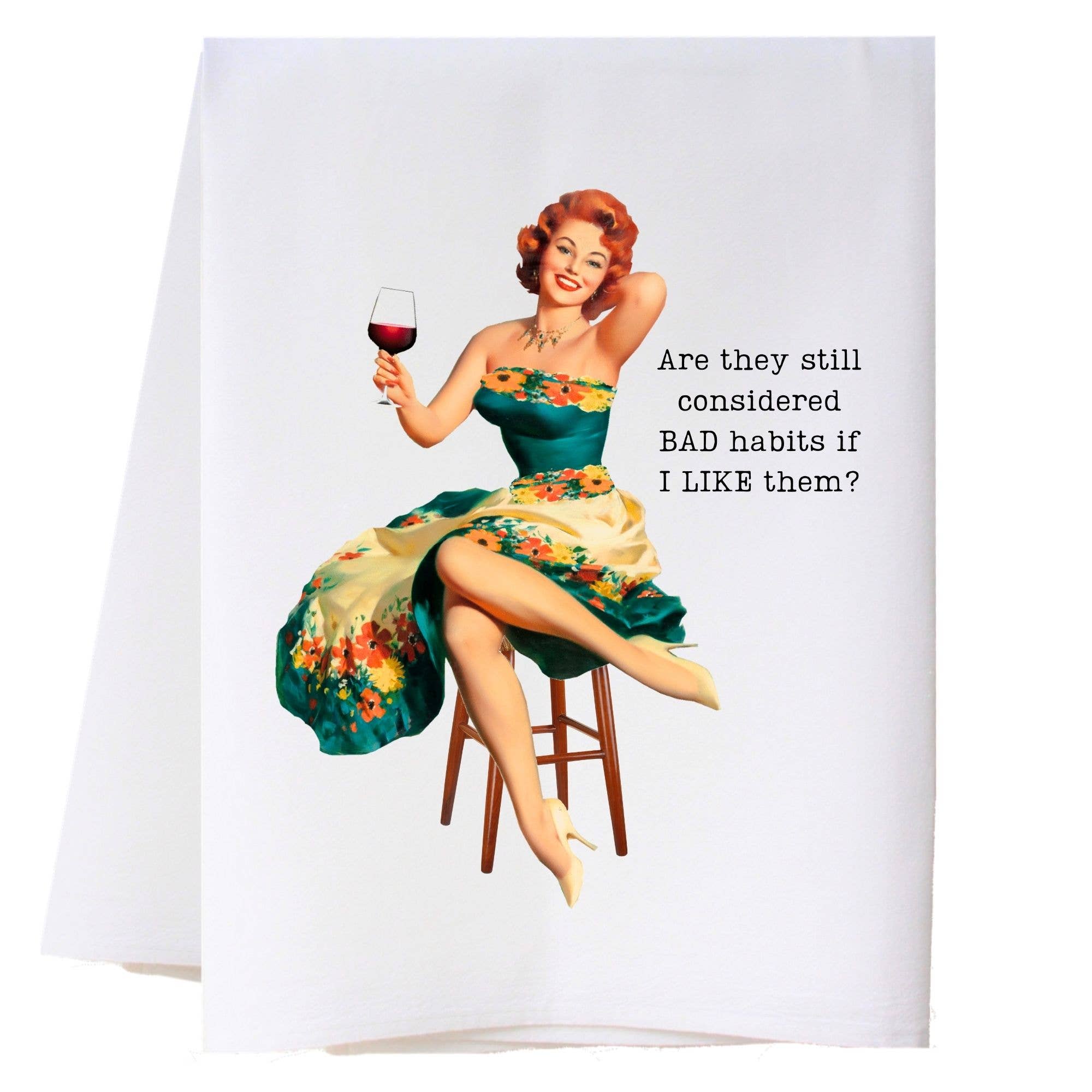 Bad Habits Kitchen Towel