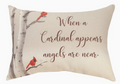 When A Cardinal Appears Rectangle 18X13 Pillow