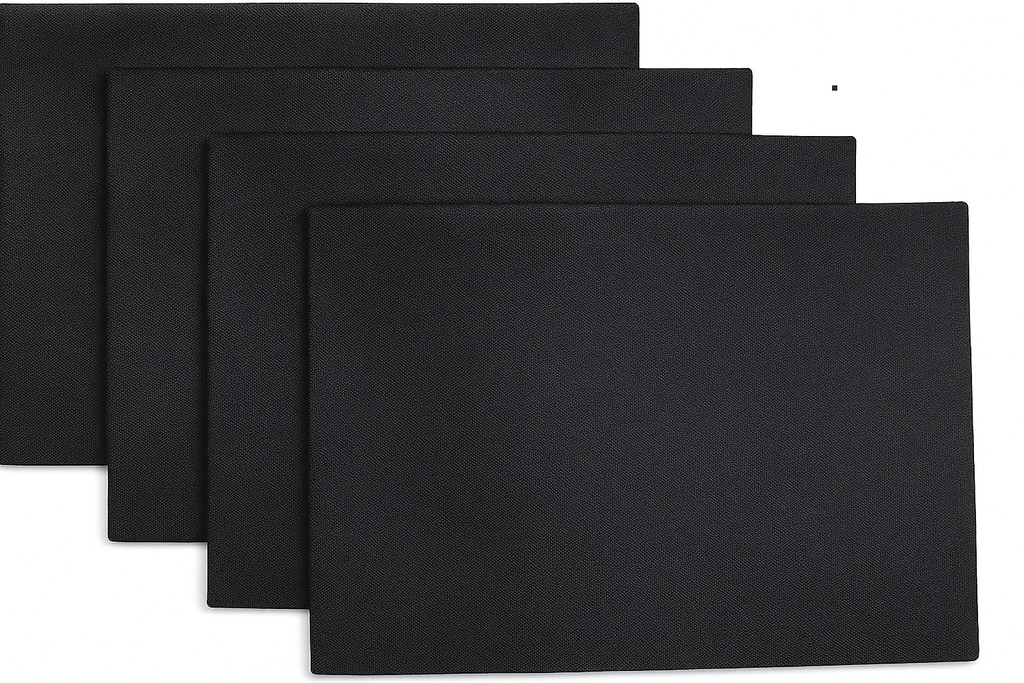 Black Everyday Design 14"x20" Placemat