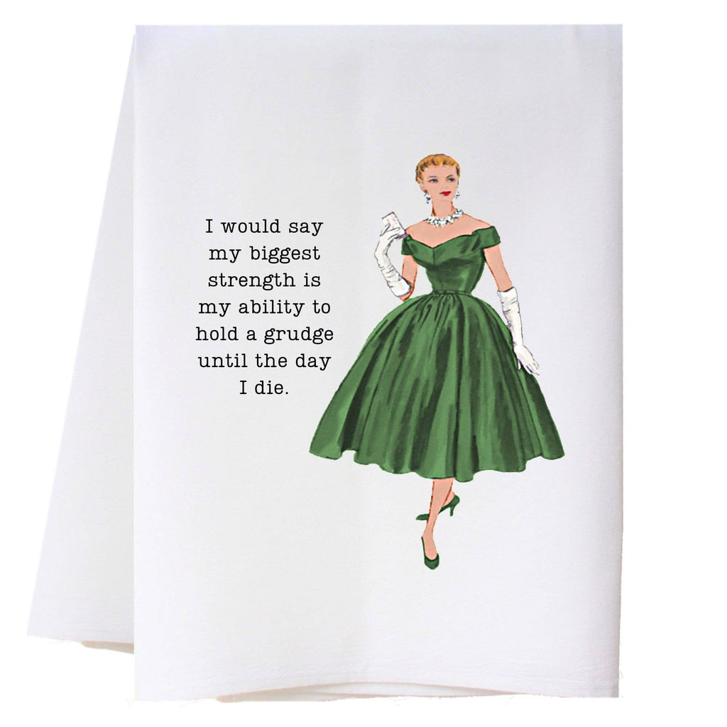Hold A Grudge Kitchen Towel