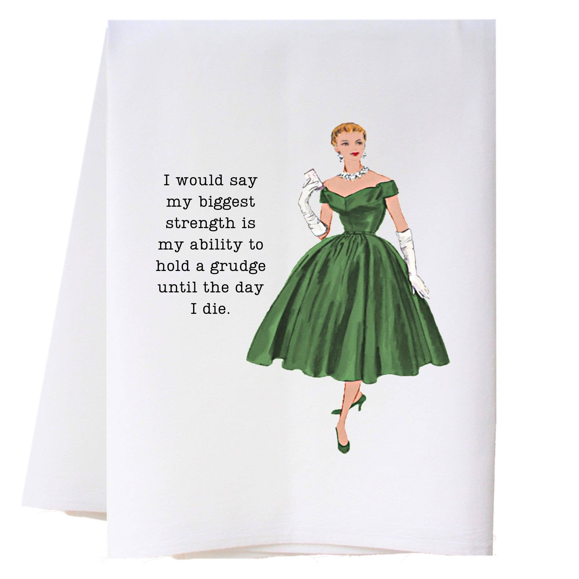 Hold A Grudge Kitchen Towel